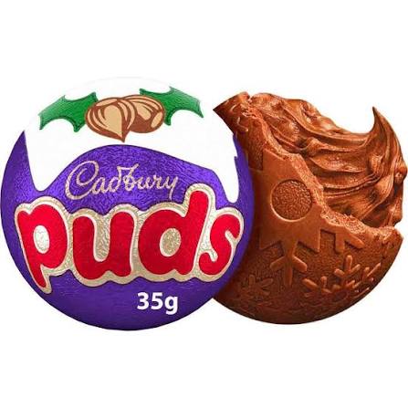 Cadburys Christmas puds
