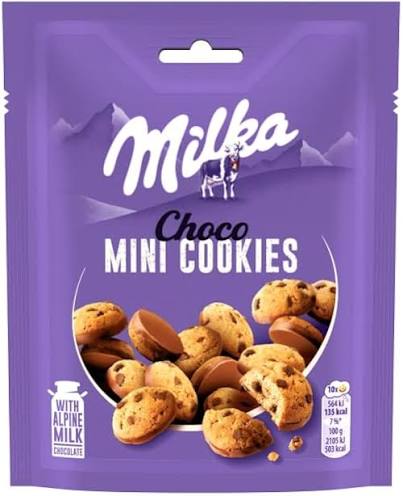 Milka mini cookies